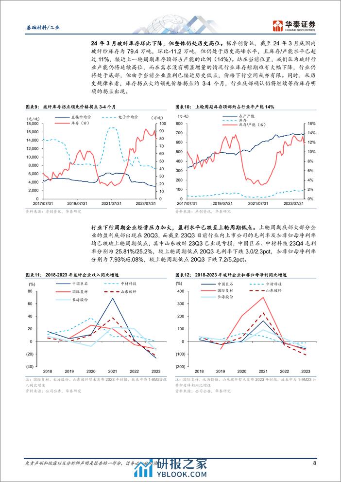 基础材料／工业行业专题研究-重识建材之五：玻纤全成本分析框架-240409-华泰证券-37页 - 第8页预览图