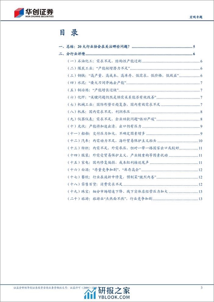 【宏观专题】中观大盘点：20大行业协会在关注哪些问题？-240401-华创证券-17页 - 第3页预览图