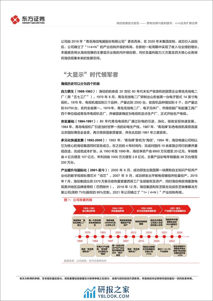 深度报告-20240401-东方证券-海信视像-600060.SH-黑电份额与盈利提升_4+N业务扩展边界_31页_1mb - 第5页预览图