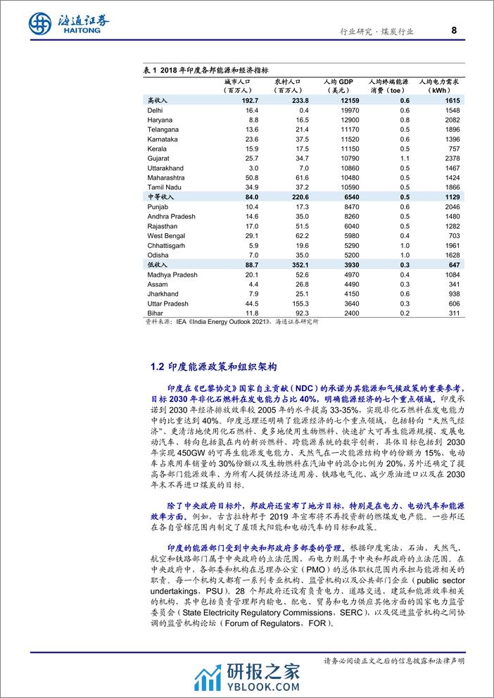 海外煤炭行业专题之一：印度—能源和钢铁消费有望带动煤炭需求持续增长-240307-海通证券-32页 - 第7页预览图