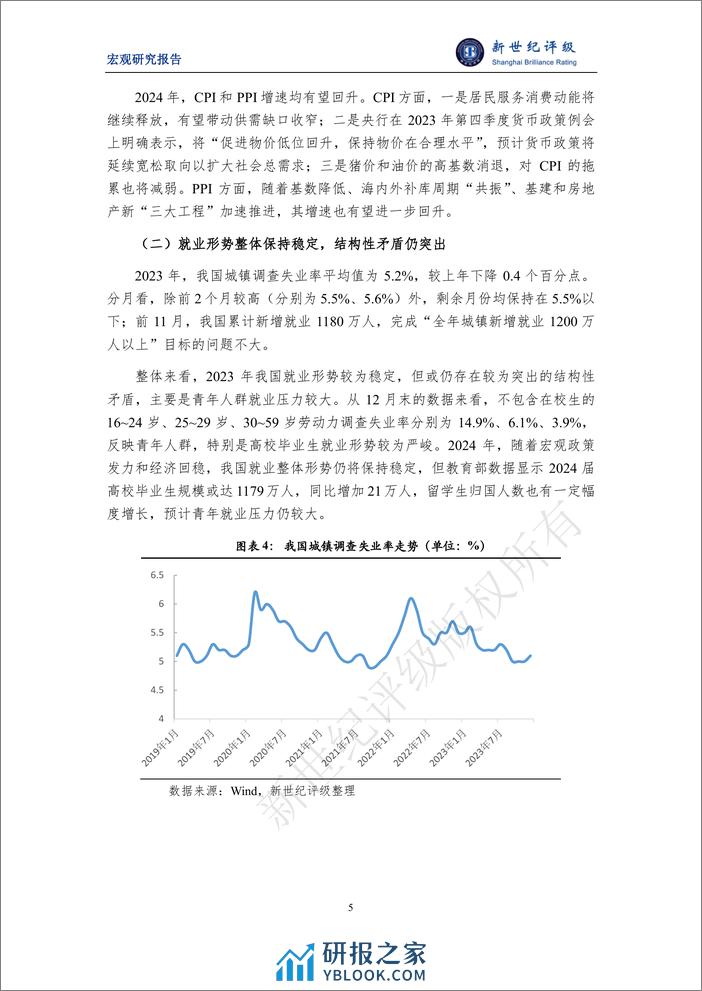 新世纪评级：经济以进促稳 风险统筹化解——2023年宏观经济分析与2024年展望（国内篇） - 第5页预览图