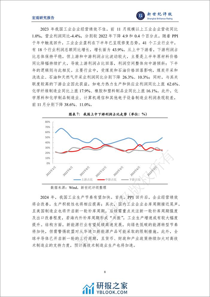 新世纪评级：经济以进促稳 风险统筹化解——2023年宏观经济分析与2024年展望（国内篇） - 第8页预览图