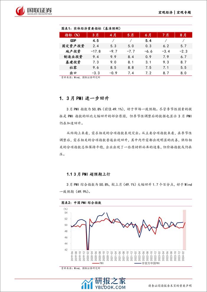 对3月PMI和高频数据的思考及未来经济展望：3月PMI进一步验证经济走向复苏-240401-国联证券-16页 - 第3页预览图