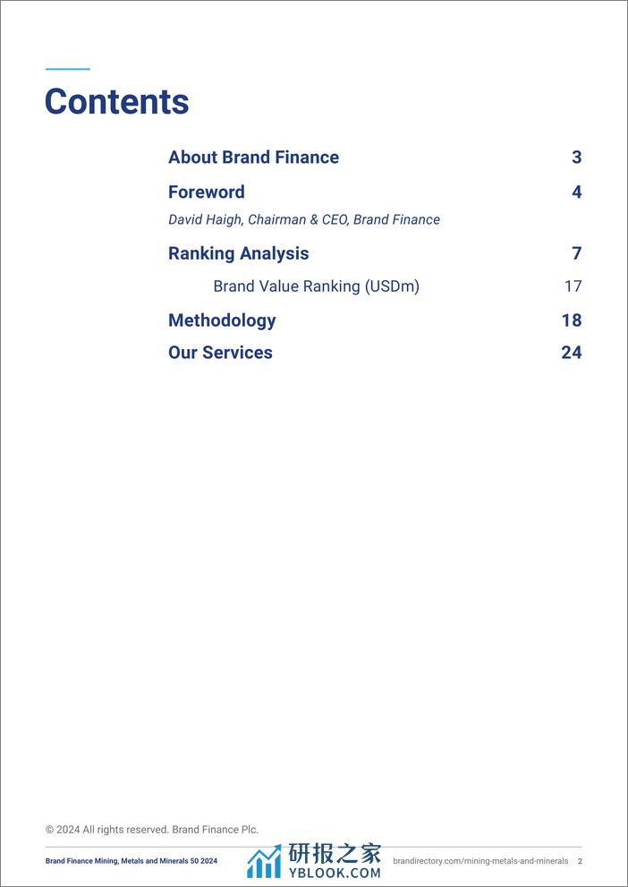 品牌价值-最有价值和最强大的采矿、金属和矿产品牌50强的2023年度报告（英）-2024.3-33页 - 第2页预览图