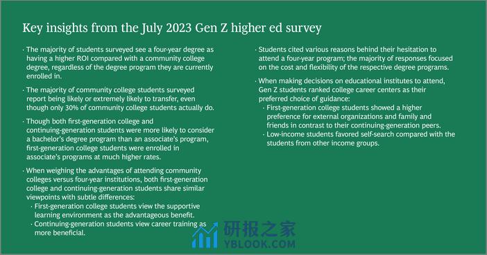 2024年Z世代对高等教育的态度调查报告-BCG & ANY - 第2页预览图