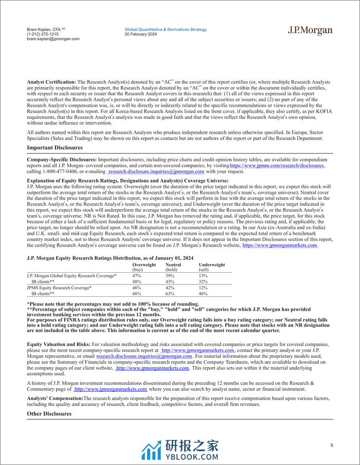 JPMorgan-US Equity Financing and AIR TRF Monitor Feb 20, 2024-106601182 - 第5页预览图