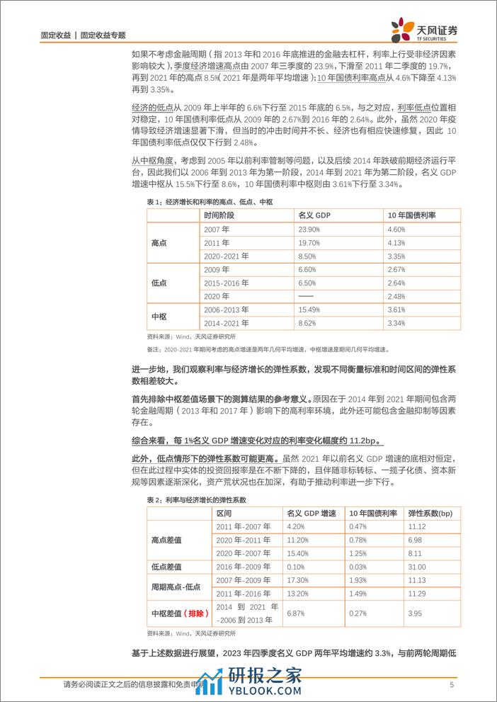 固收利率专题：10年国债利率定价再思考-240314-天风证券-12页 - 第4页预览图