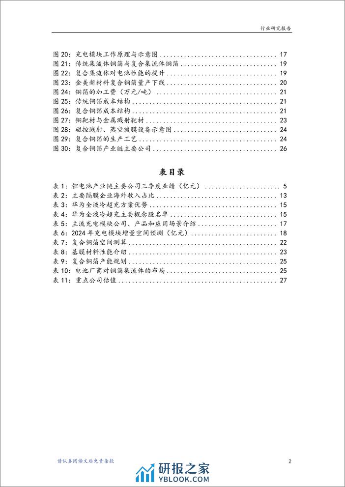 锂电池行业2024年度策略报告-超充与复合集流体材料赋能锂电行业新发展-华龙证券 - 第3页预览图