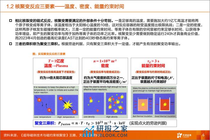 机械设备：可控核聚变：聚变创造梦想，核力展望未来-20240220-天风证券-29页 - 第6页预览图