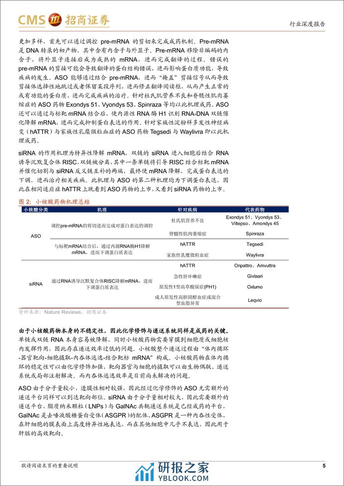 创新药系列报告（五）—进击的小核酸：从罕见病到慢病，从肝内靶向到肝外靶向 - 第5页预览图