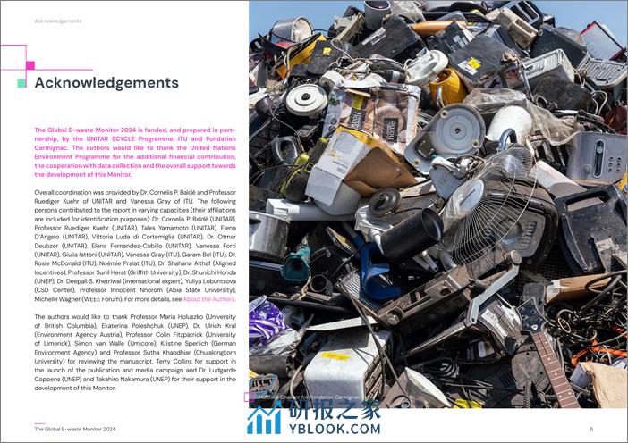 2024年全球电子废弃物监测报告 - 第5页预览图