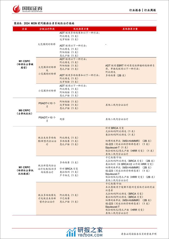 医药生物行业前列腺癌专题系列(一)：国产AR抑制剂有望崛起，XDC赛道大单品赋能-240331-国联证券-26页 - 第5页预览图