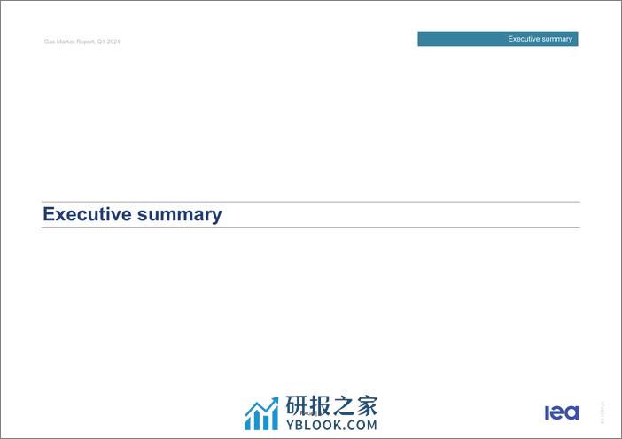 IEA：2024年第一季度天然气报告 - 第5页预览图