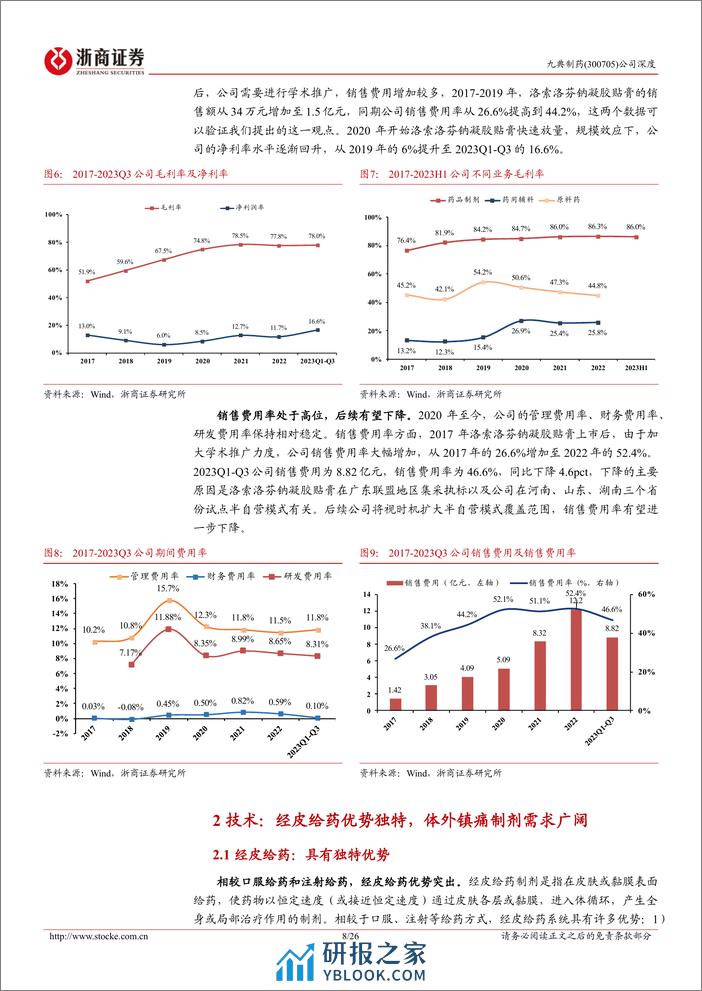 深度报告-20240306-浙商证券-九典制药-300705.SZ-九典制药深度报告_跨越式发展的经皮给药领先者_26页 - 第8页预览图