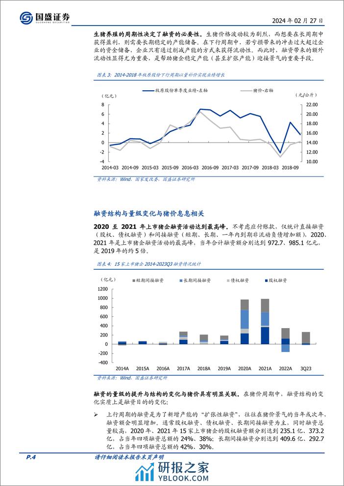 养殖行业生猪问答系列二：如何看待融资的影响？-20240227-国盛证券-11页 - 第4页预览图