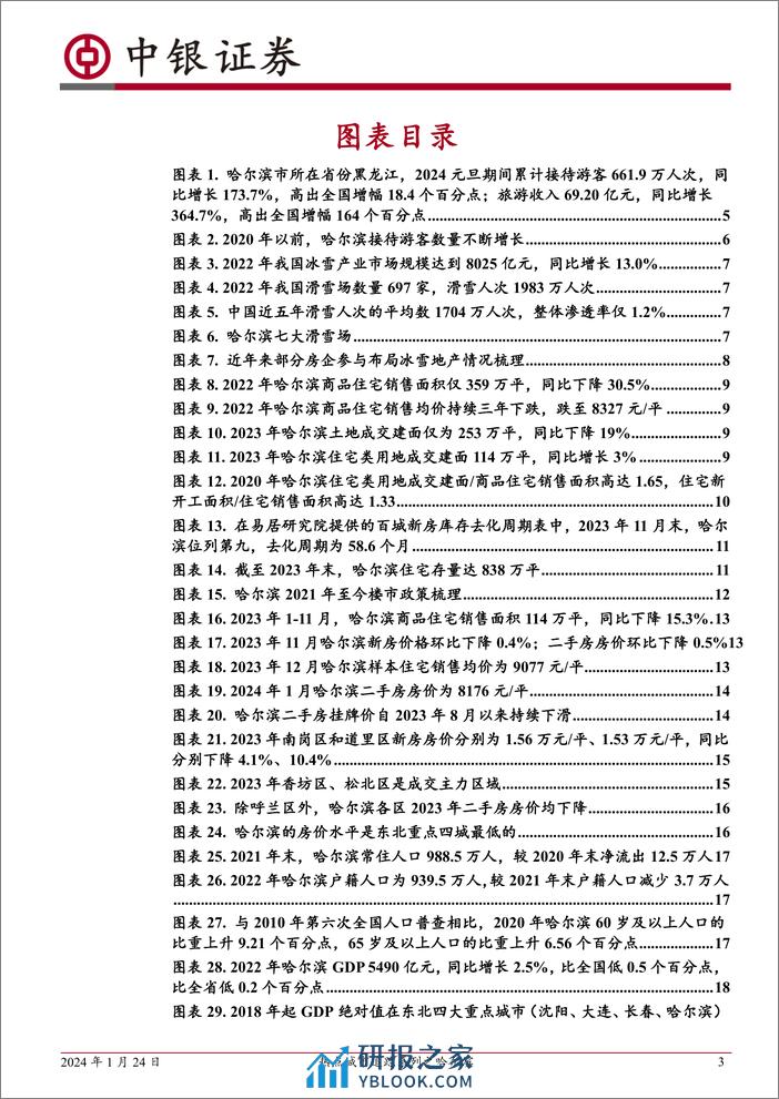 房地产行业热点城市追踪系列之哈尔滨：哈尔滨：冰雪主题爆火背后的楼市真相 - 第3页预览图