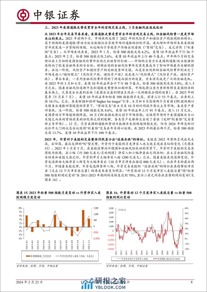 12月美国国际资本流动报告点评：全球美元荒缓解，美国股债均受外资青睐-20240223-中银证券-12页 - 第8页预览图