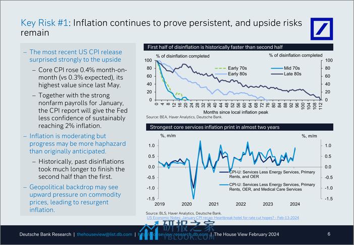 Deutsche Bank-The House View A balancing act-106598447 - 第6页预览图