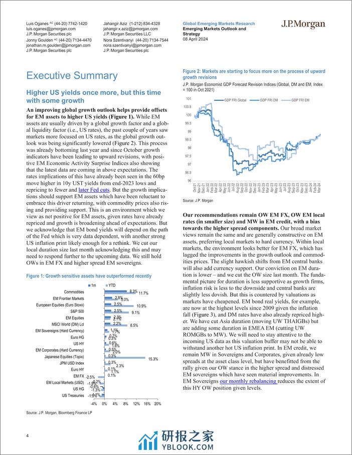 JPMorgan Econ  FI-Emerging Markets Outlook and Strategy Broadening growth help...-107460605 - 第4页预览图