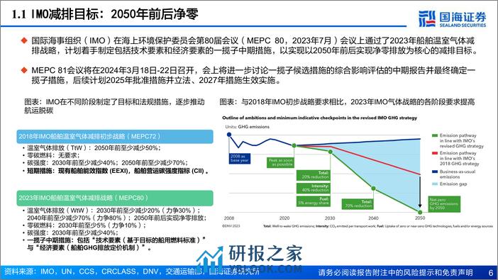 深度报告-20240313-国海证券-船舶制造行业深度系列三_IMO脱碳中期措施前瞻–中期措施初见端倪_费补助推绿色更新_29页_1mb - 第6页预览图