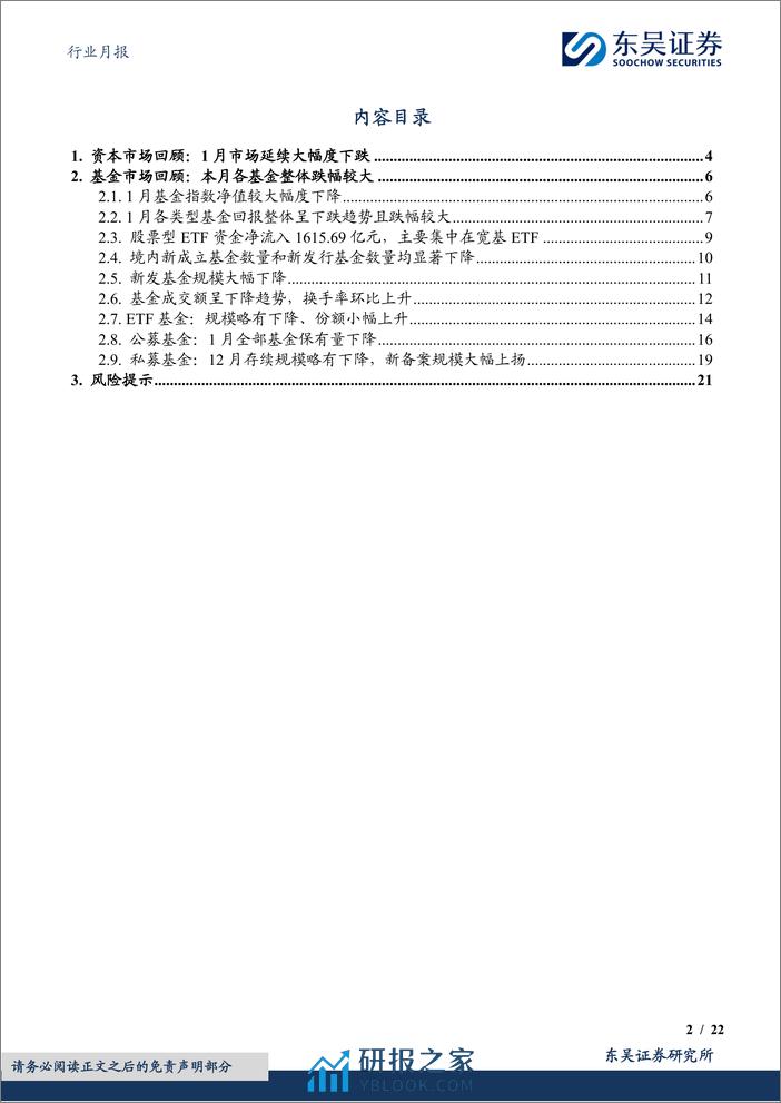 东吴金融&金工财富管理月报（2024 01）：基金整体呈下跌趋势，新发基金环比下滑-20240208-东吴证券-22页 - 第2页预览图