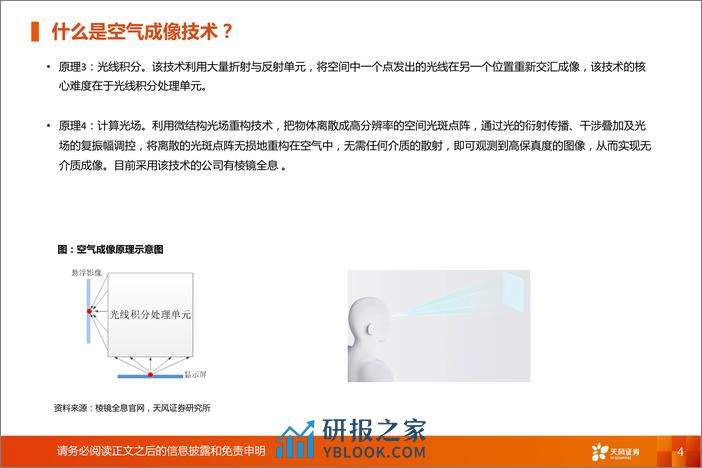 非金属新材料：前沿新材料1：空气成像，科幻照进现实 - 第4页预览图