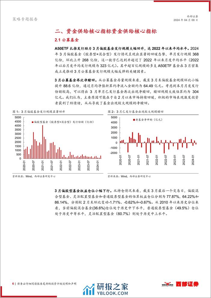 2024年3月股市流动性观察：4月继续关注外资回流进程-240408-西部证券-21页 - 第6页预览图