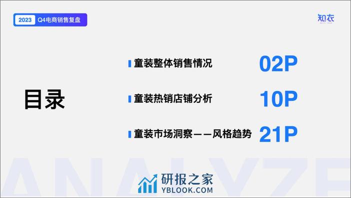 2023年Q4童装电商数据复盘报告-知衣科技 - 第2页预览图