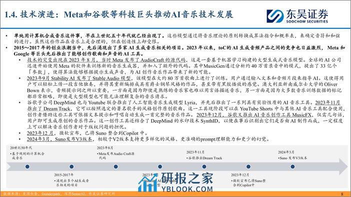 深度报告-20240409-东吴证券-互联网传媒行业深度报告_AI音乐或至奇点时刻_关注应用落地投资机会_27页_1mb - 第8页预览图