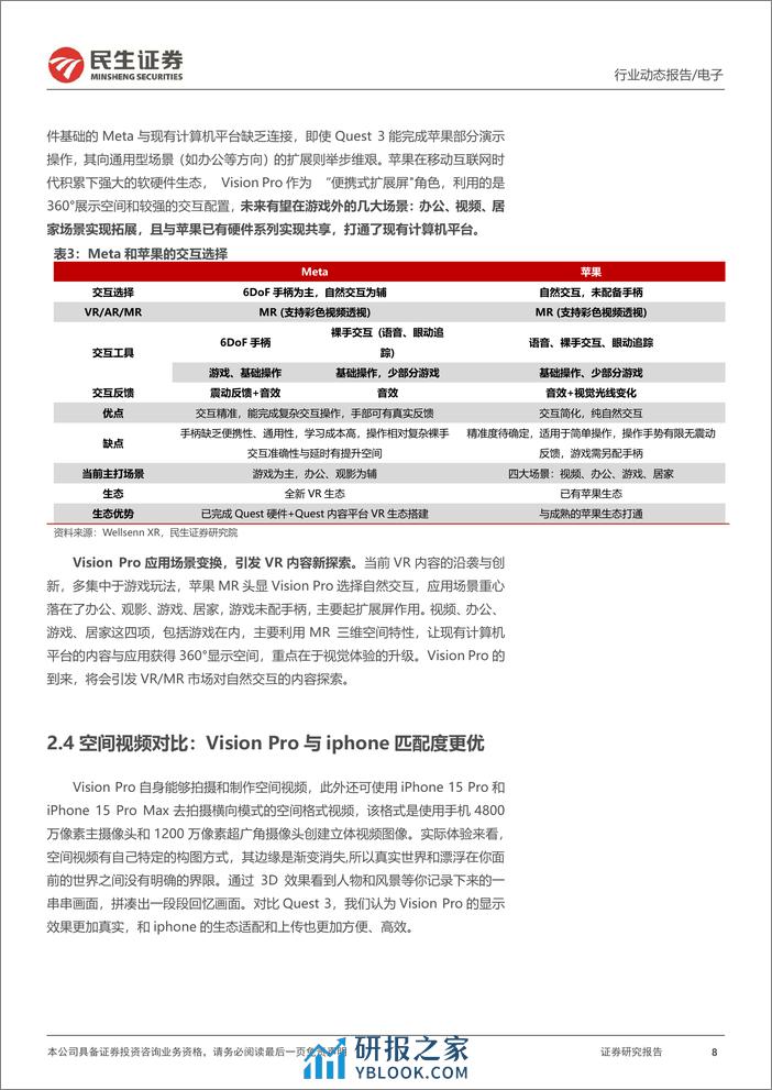 MR行业跟踪报告：Vision Pro与Quest 3之战 - 第8页预览图