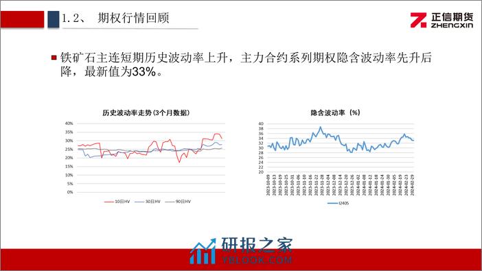 铁矿石期权月报：矿价偏弱运行 期权隐波下降-20240304-正信期货-13页 - 第7页预览图