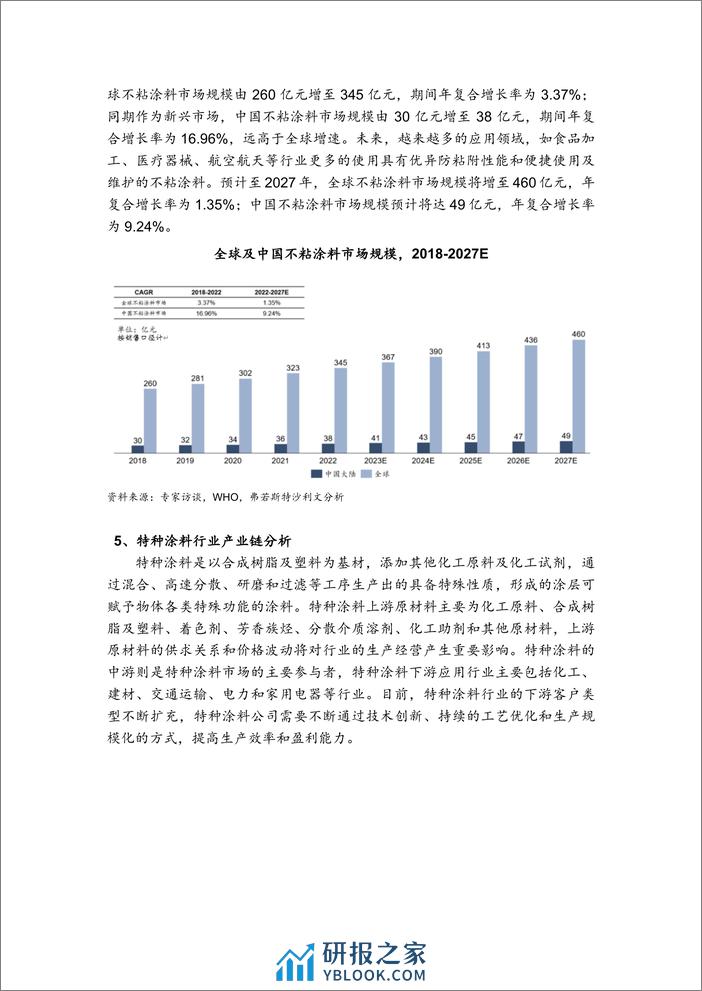 全球及中国特种涂料行业市场概览 - 第6页预览图