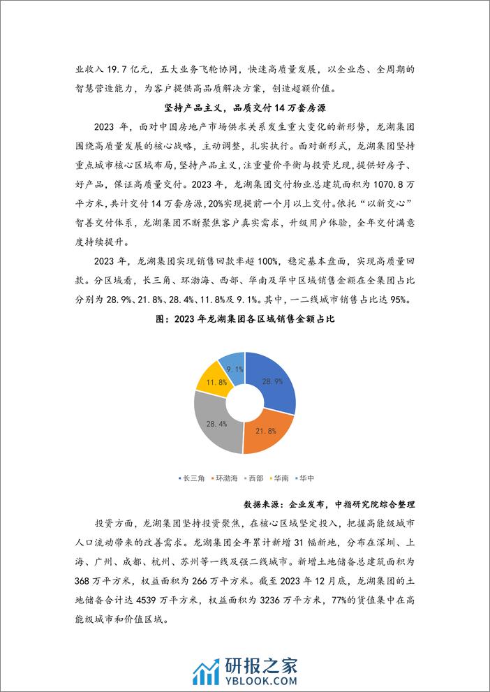 龙湖集团：三大板块协同发展，利润结构持续优化-3页 - 第2页预览图