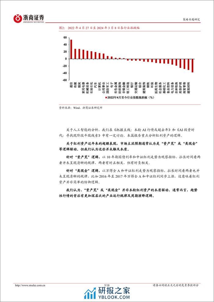 策略研究报告：重估红利的本质：决胜供给-240310-浙商证券-18页 - 第5页预览图