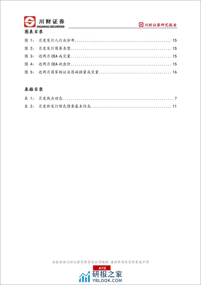 绿色金融研究月报：全国温室气体自愿减排交易市场正式启动-20240206-川财证券-18页 - 第4页预览图