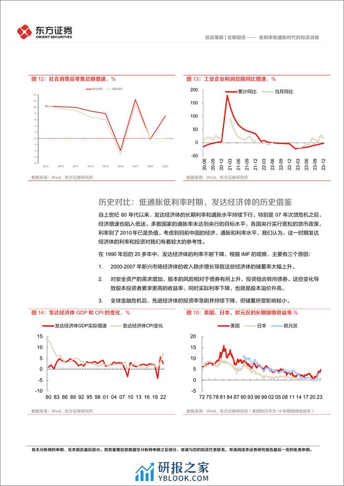 24年2月A股展望及十大关注标的：低利率低通胀时代的投资战略-20240205-东方证券-13页 - 第8页预览图