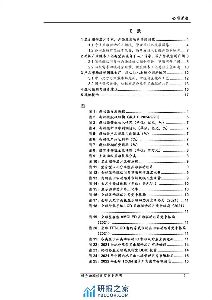 新相微-688593.SH-新相微深度报告：显示驱动芯片龙头，产品多元化布局-20240409-上海证券-19页 - 第2页预览图