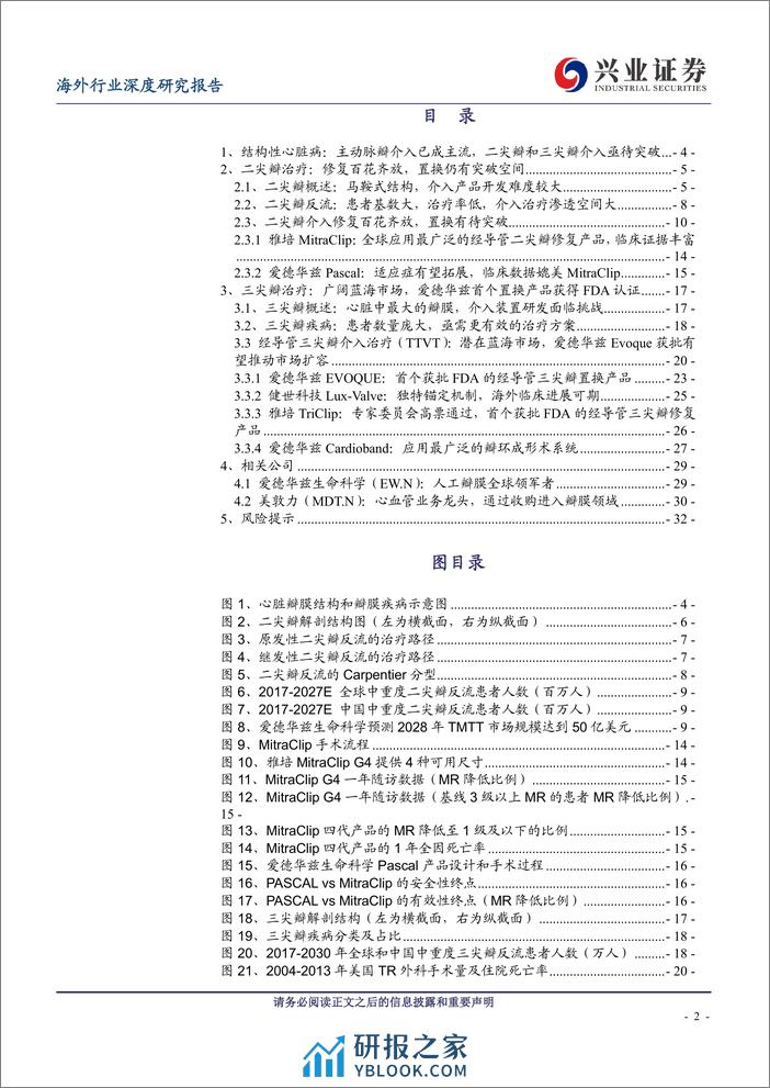 二尖瓣、三尖瓣治疗行业深度：蓝海市场亟待发掘，置换进展值得期待-240410-兴业证券-35页 - 第2页预览图