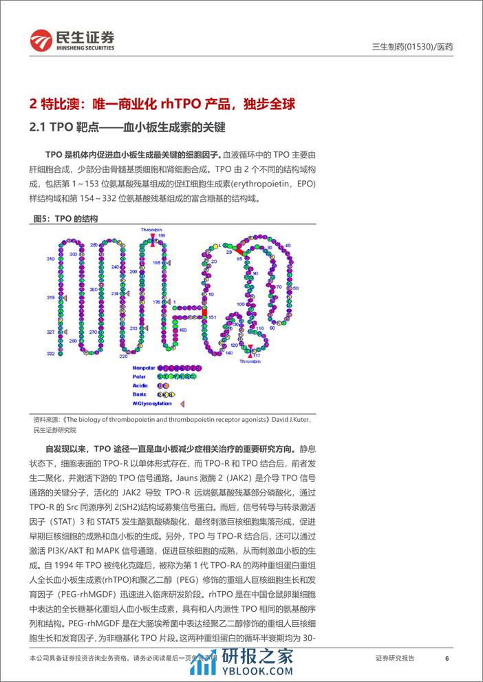 三生制药(1530.HK)深度研究：基本面稳健，生发产品蔓迪及后续管线持续发力-240308-民生证券-39页 - 第6页预览图