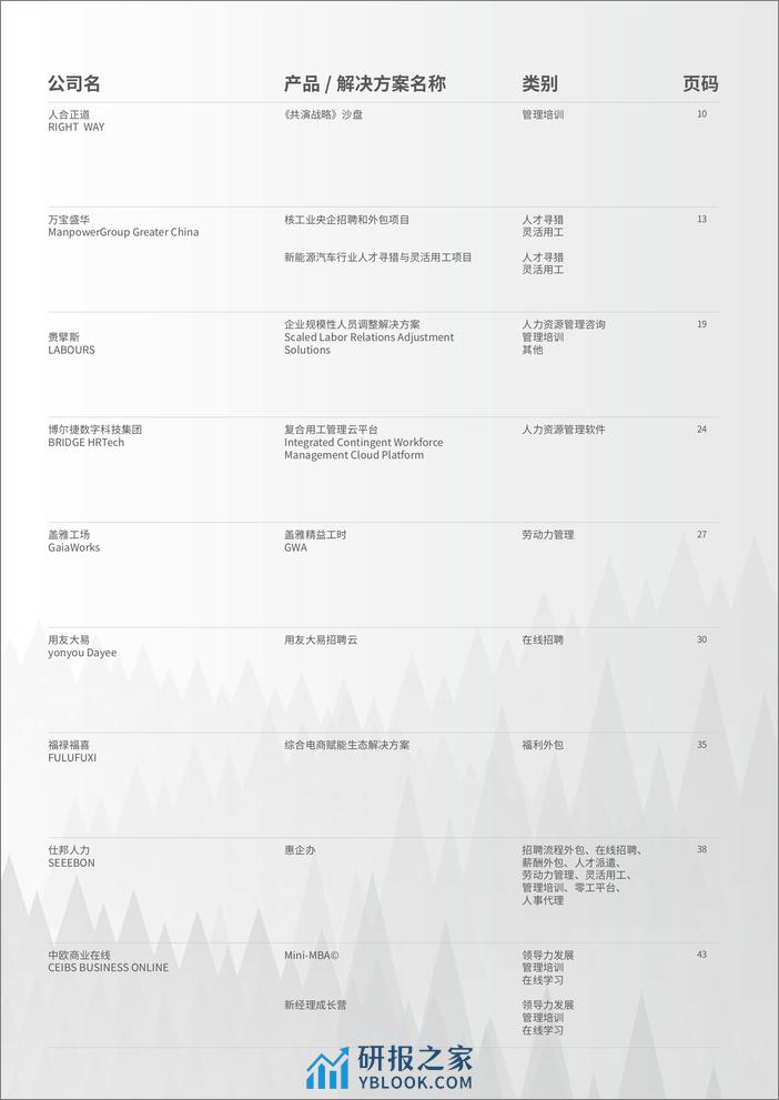 HRflag：2024中国市场主流人力资源创新产品、解决方案集锦与速查手册 - 第2页预览图