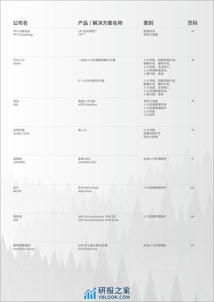 HRflag：2024中国市场主流人力资源创新产品、解决方案集锦与速查手册 - 第4页预览图