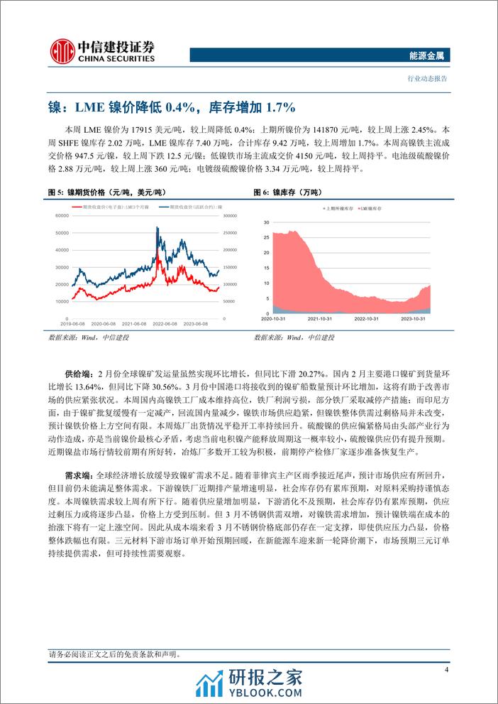 能源金属行业动态：下游排产持续回升叠加环保扰动，锂价仍阶段性偏强运行-240317-中信建投-12页 - 第6页预览图