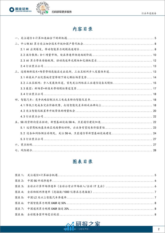 通信行业研究：关注通信 计算加速融合下的新机遇 - 第2页预览图