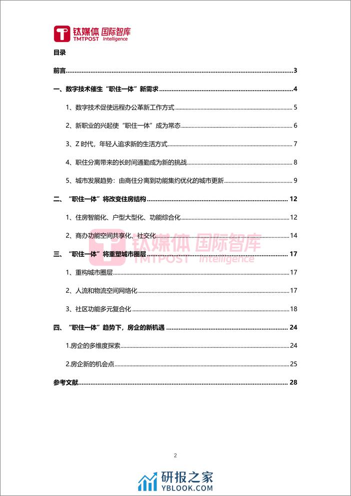 2024数字经济时代房企新机遇：“职住一体”新趋势研究报告-钛媒体 - 第2页预览图