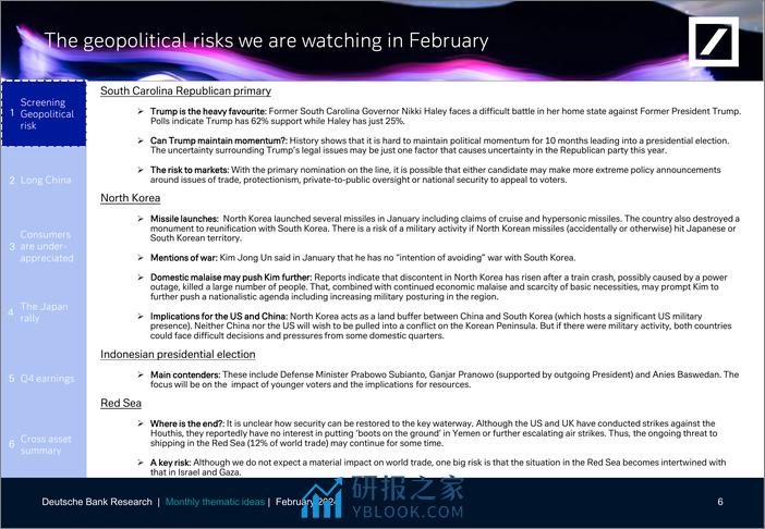 Deutsche Bank-Thematic Research Monthly thematic ideas-106301840 - 第7页预览图
