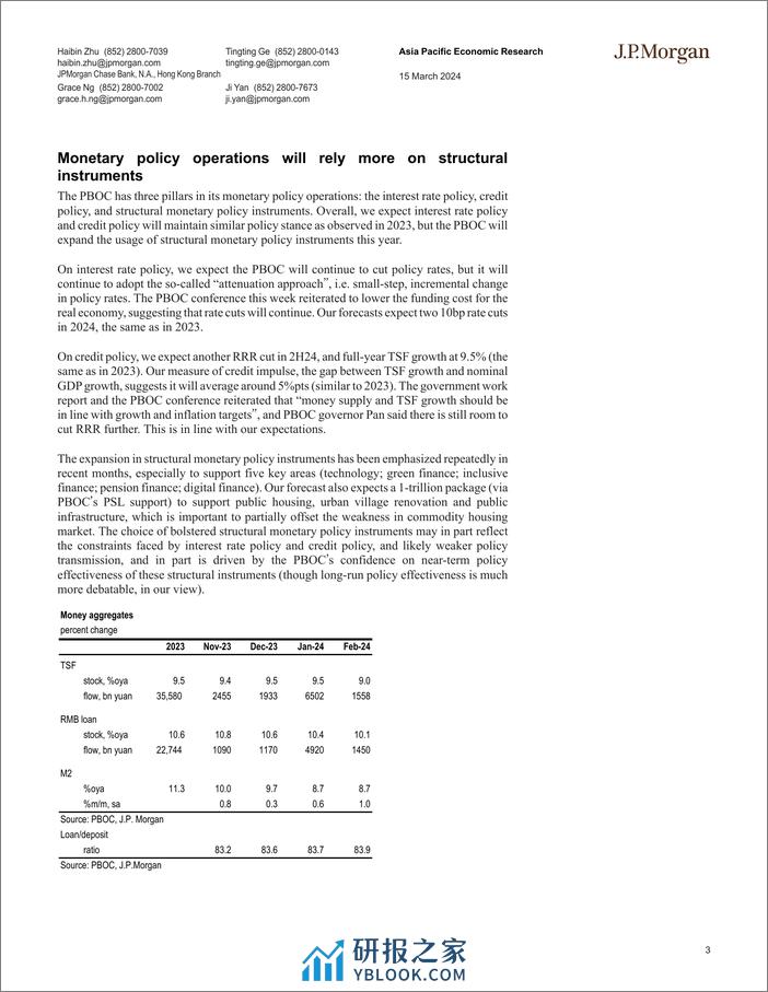 JPMorgan Econ  FI-China TSF growth moderated to 9.0 in February Interpreting...-107050404 - 第3页预览图