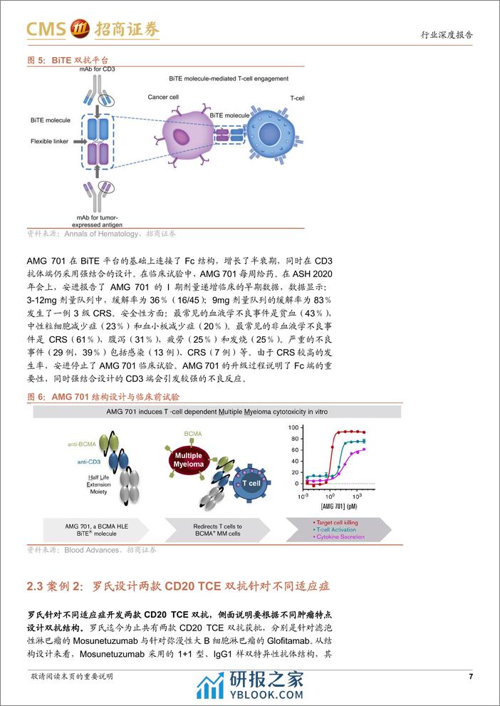 创新药系列报告(四)-TCE双抗行业深度：结构设计映射临床疗效，实体瘤适应症有所突破-240321-招商证券-20页 - 第7页预览图