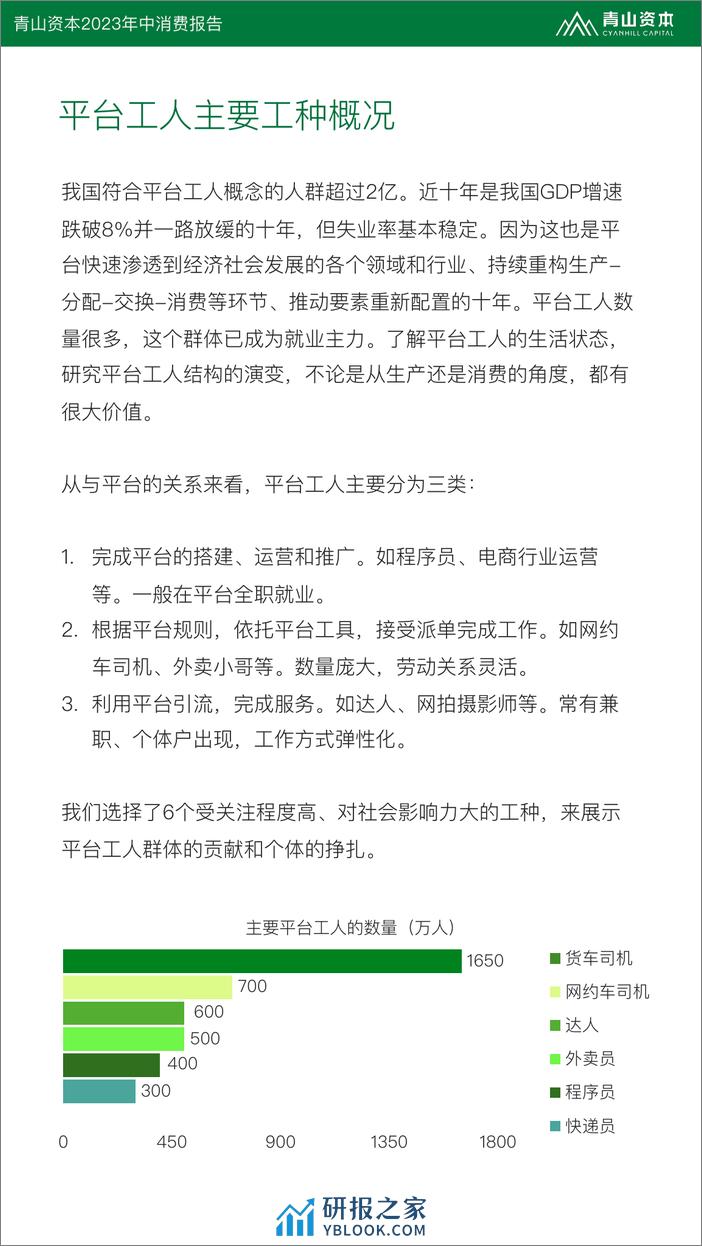 平台工人：青山资本2023年中消费报告 - 第6页预览图