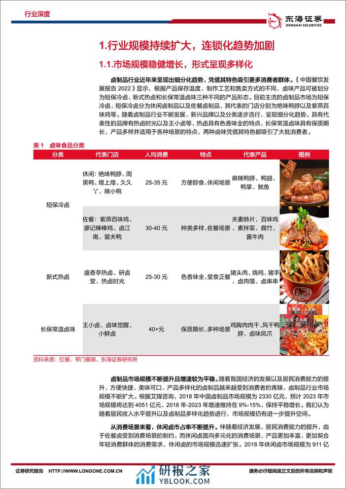 食品饮料大众品系列研究（一）：严冬将过，卤制品公司拓店进行时-20240202-东海证券-21页 - 第4页预览图