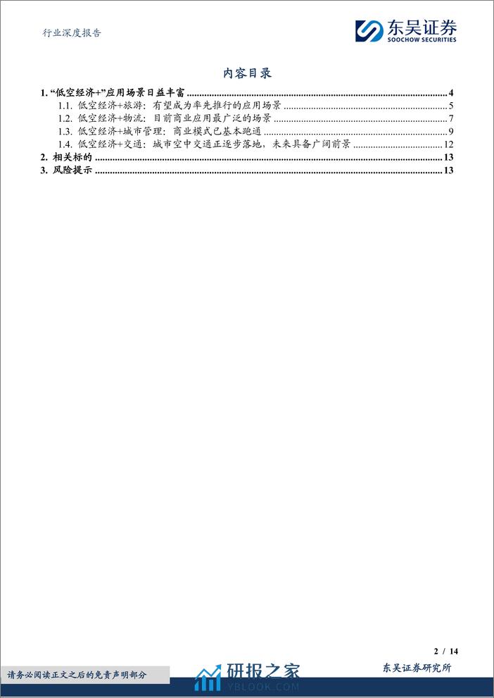 计算机行业深度报告：低空经济的应用场景和产业现状 - 第2页预览图